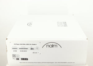 Box for a used Naim CD5si CD Player in a black finish