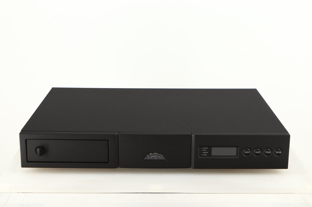 Front view of a used Naim CD5si CD Player in a black finish