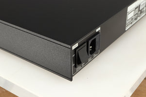 Rear right corner of a used Naim CD5si CD Player in a black finish