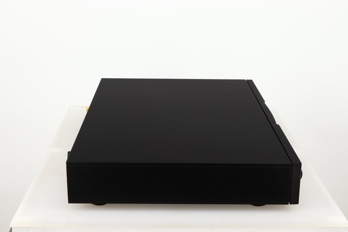 Left side view of a used Naim CD5X CD Player in a black finish