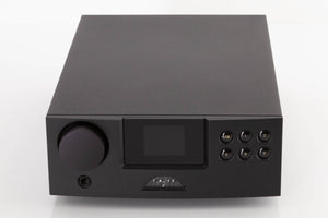Front view of a used Naim DAC V-1 Digital Analogue Converter in a Black finish