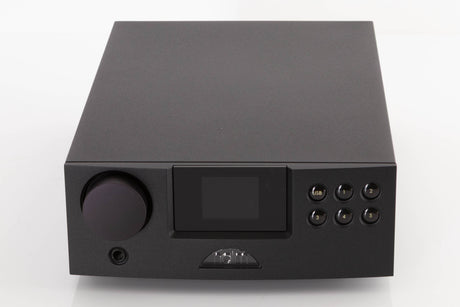 Front view of a used Naim DAC V-1 Digital Analogue Converter in a Black finish