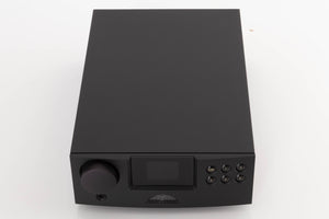 Top of a used Naim DAC V-1 Digital Analogue Converter in a Black finish