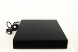 Left side view of a used Naim Flatcap Power Supply in a black finish