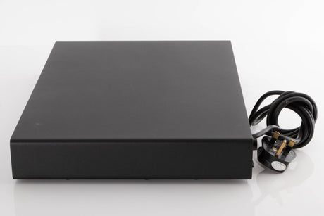 Right side view of a used Naim Flatcap Power Supply in a Black finish