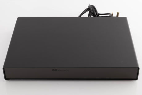 Top of a used Naim Flatcap Power Supply in a Black finish