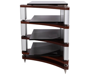 Left side view of a used Naim Fraim Base / 3 Levels in a Tinted Cherry finish