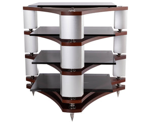 Rear view of a used Naim Fraim Base / 3 Levels in a Tinted Cherry finish