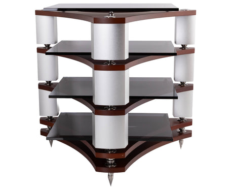 Rear view of a used Naim Fraim Base / 3 Levels in a Tinted Cherry finish