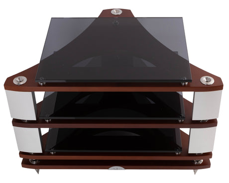 Top of a used Naim Fraim Base / 3 Levels in a Tinted Cherry finish
