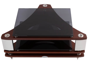 Top of a used Naim Fraim Base / 3 Levels in a Tinted Cherry finish