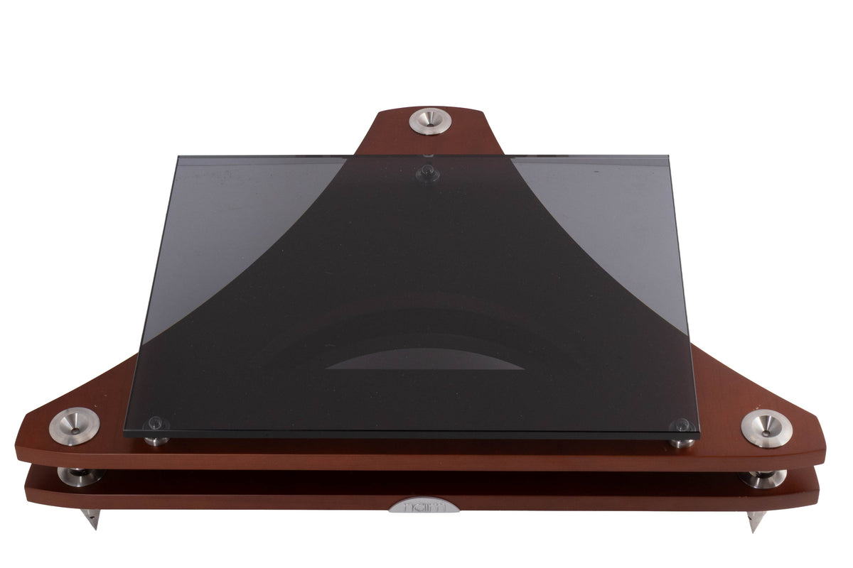 Top of a used Naim Fraim Base / 3 Levels in a Tinted Cherry finish