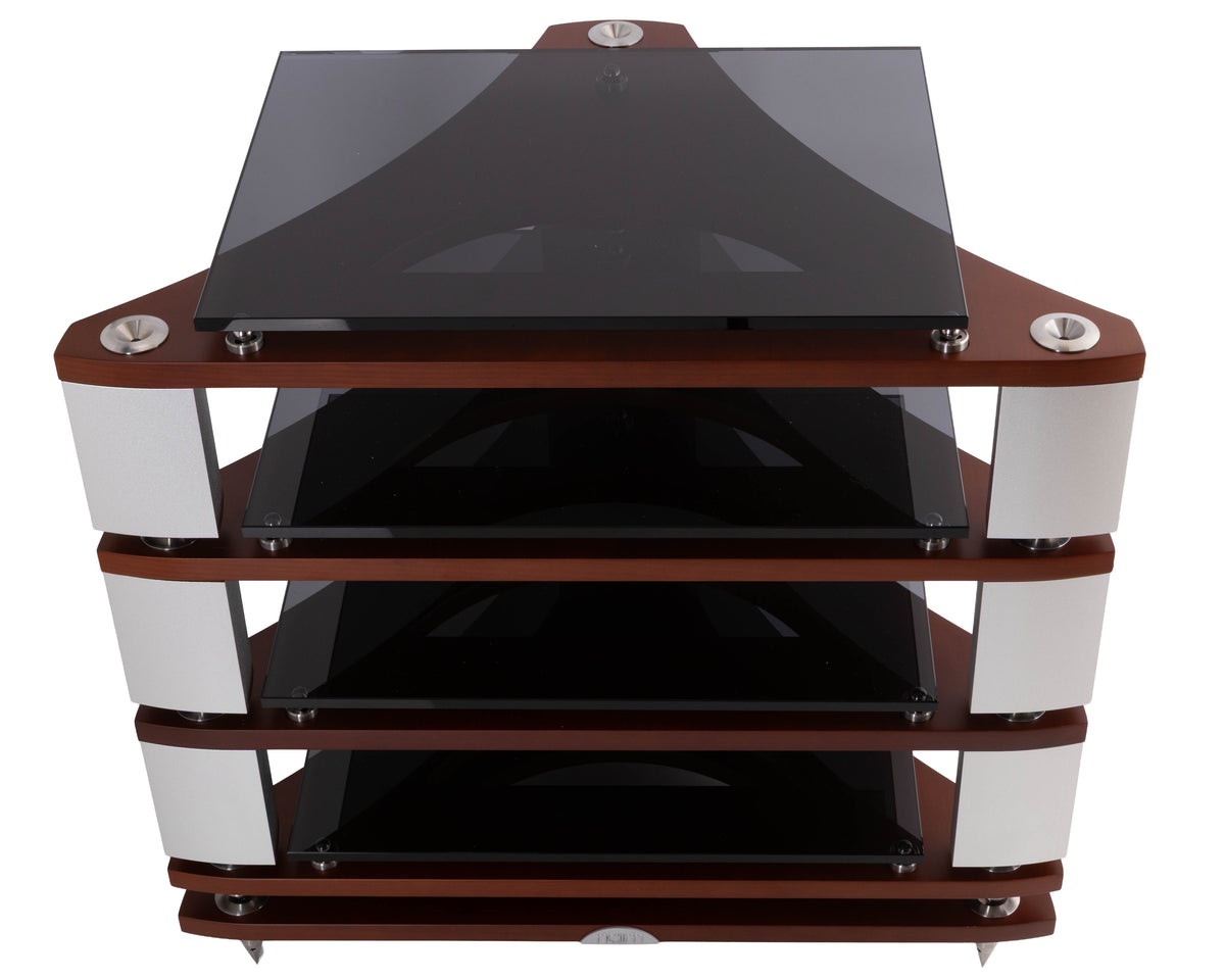 Top of a used Naim Fraim Base / 3 Levels in a Tinted Cherry finish