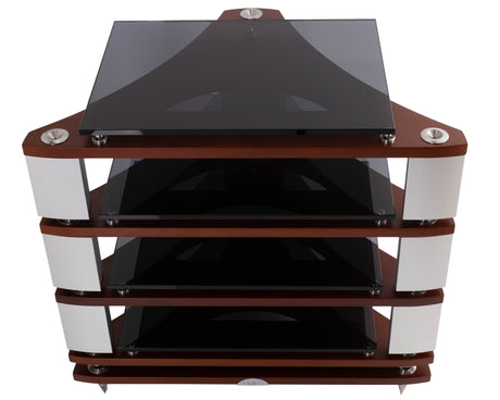 Top of a used Naim Fraim Base / 3 Levels in a Tinted Cherry finish