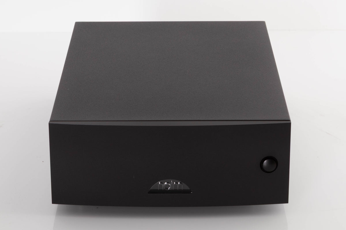 Front view of a used Naim Hicap DR Power Supply in a Black finish