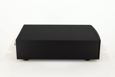Left side view of a used Naim Hicap DR Power Supply in a black finish