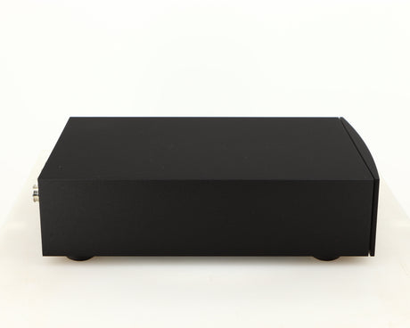 Left side view of a used Naim Hicap DR Power Supply in a black finish