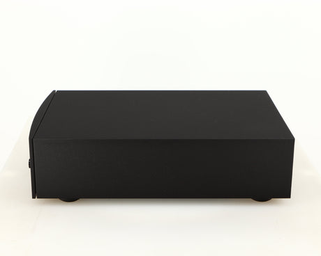 Right side view of a used Naim Hicap DR Power Supply in a black finish