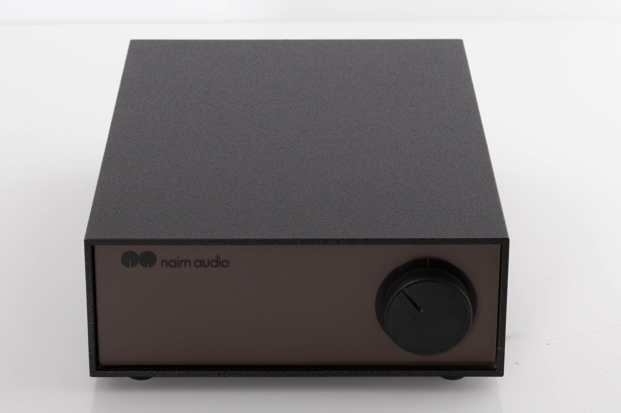 Front view of a used Naim Hicap Power Supply in a Black finish