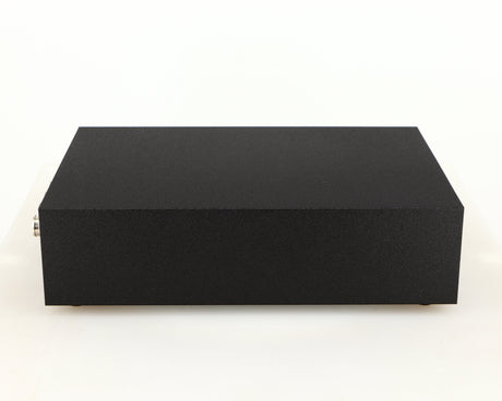 Left side view of a used Naim Hicap Power Supply in a black finish