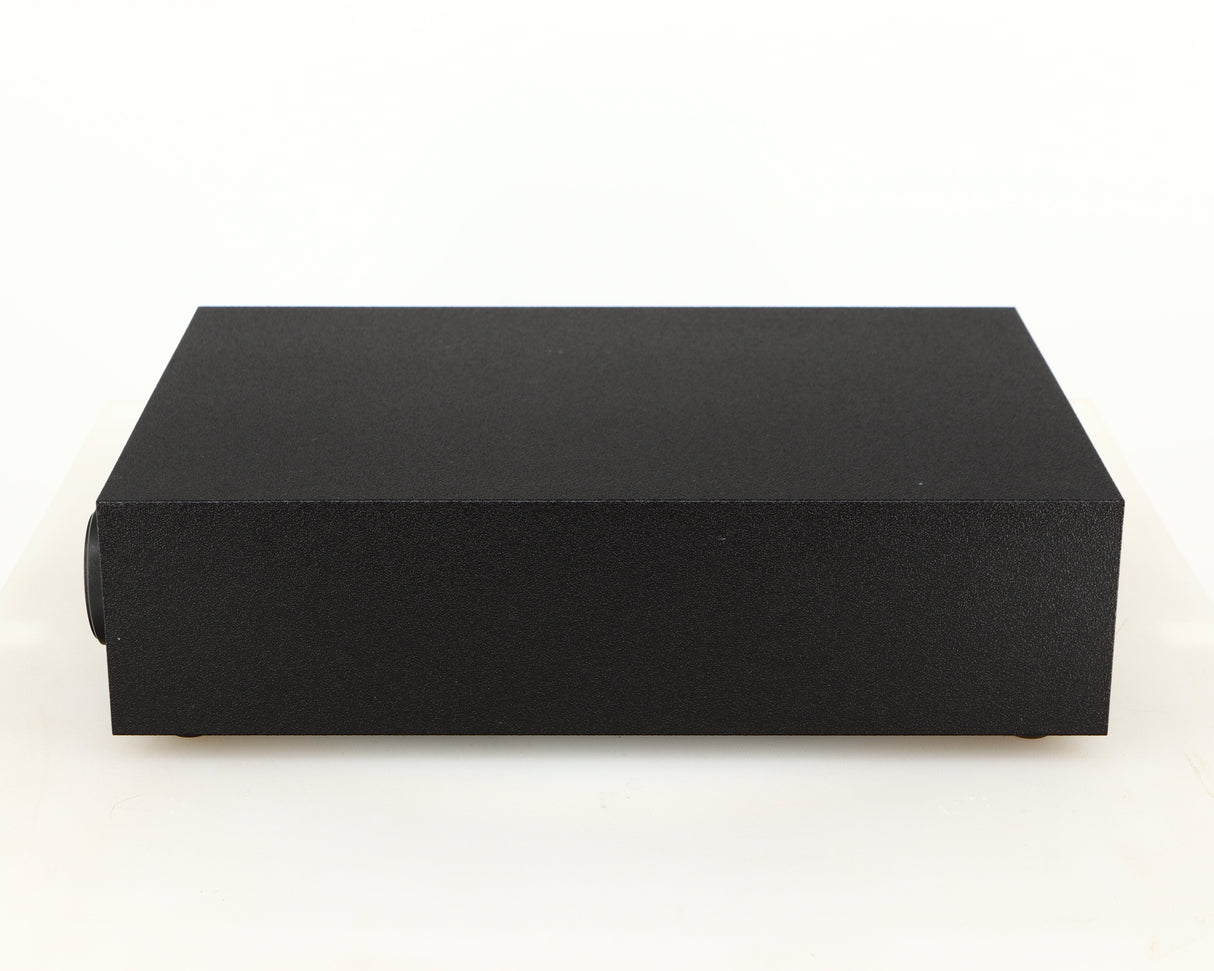Right side view of a used Naim Hicap Power Supply in a black finish