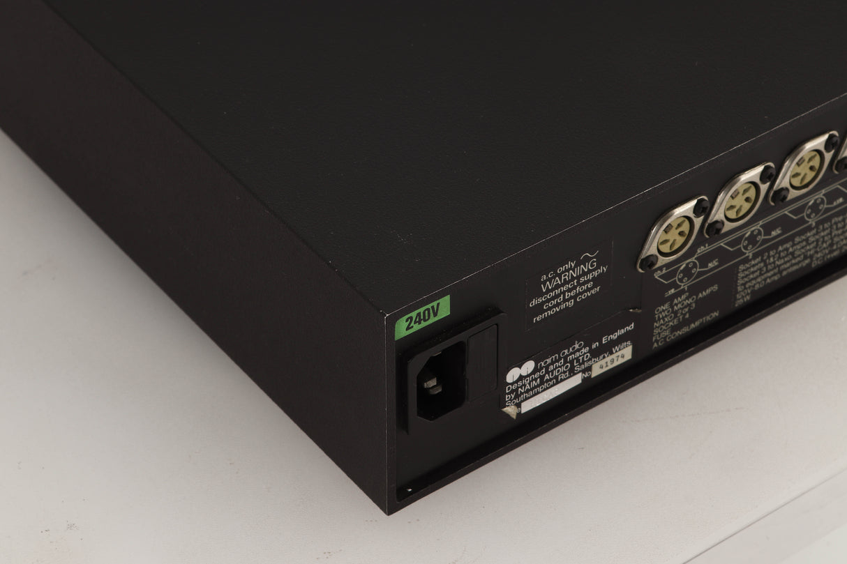 Rear left corner view of a used Naim HiCap Power Supply