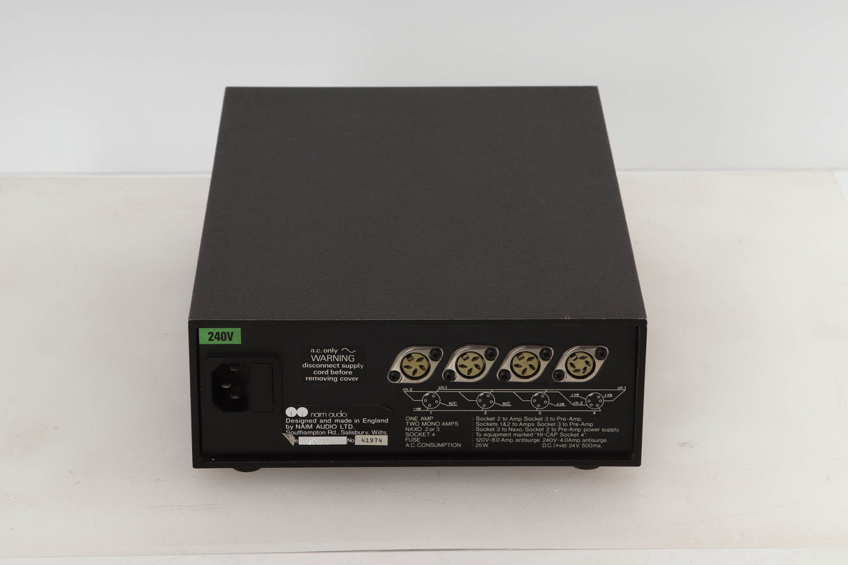 Rear view of a used Naim HiCap Power Supply