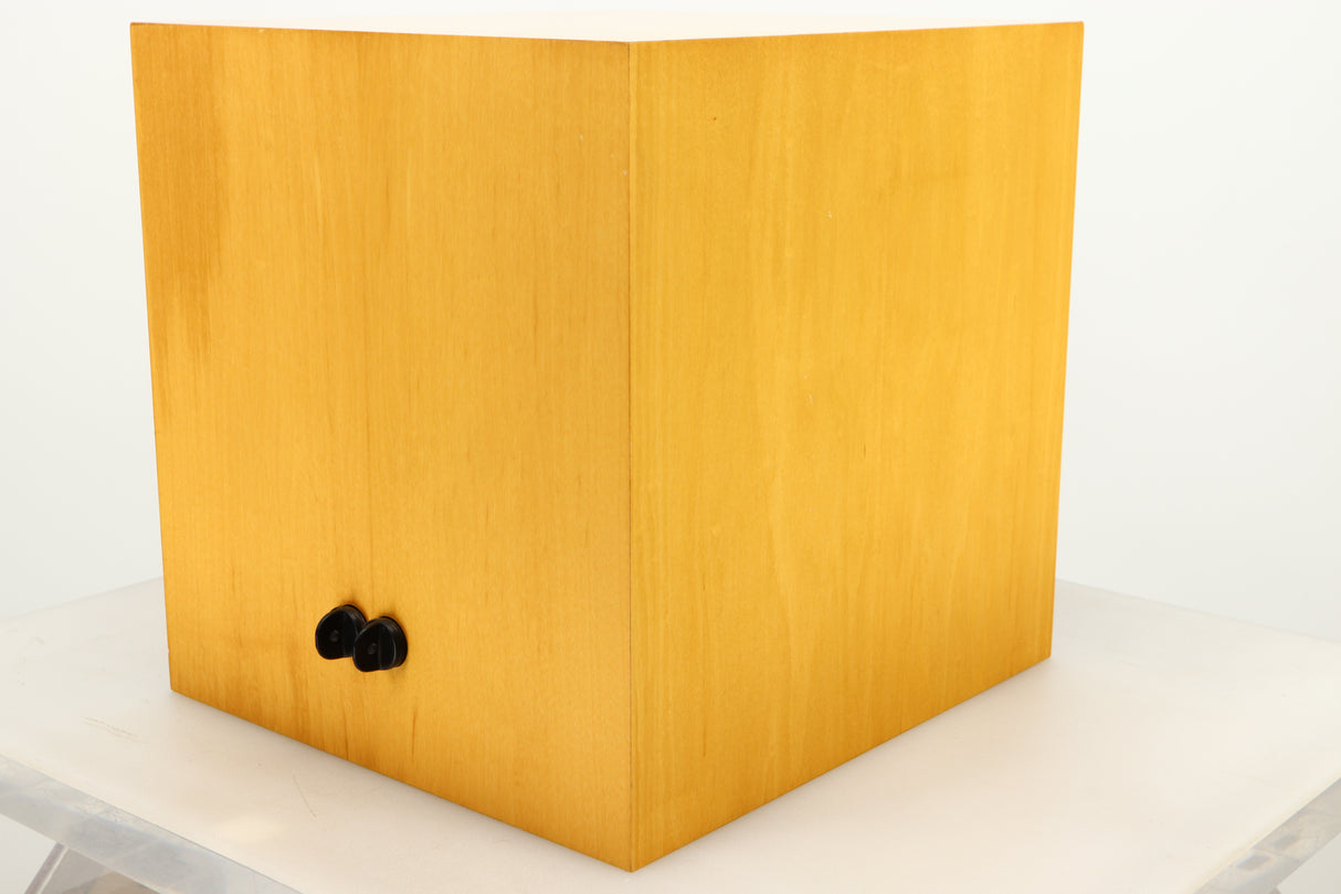 Rear right corner view of a used Naim Intro Head Unit with Driver in Maple finish