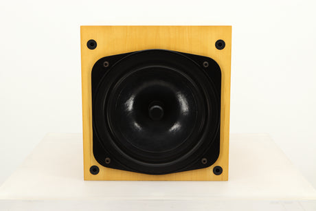 Front view of a used Naim Intro Head Unit with Driver in Maple finish