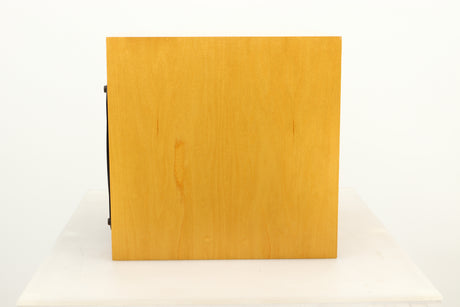 Side view of a used Naim Intro Head Unit with Driver in Maple finish