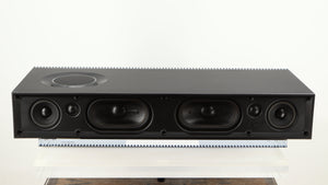 Front view of a used Naim Mu-so GEN2 Wireless Music System in a silver finish