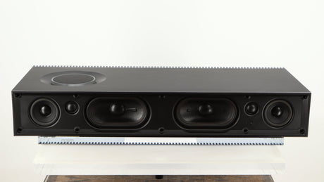 Front view of a used Naim Mu-so GEN2 Wireless Music System in a silver finish
