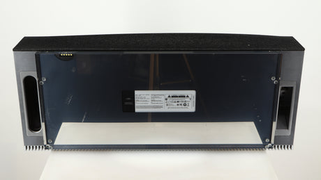 Underside of a used Naim Mu-so GEN2 Wireless Music System in a silver finish
