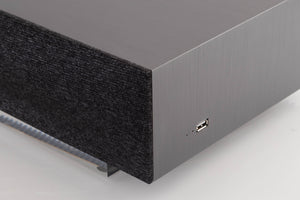 Front right corner view of a used Naim Mu-So GEN2 Wireless System