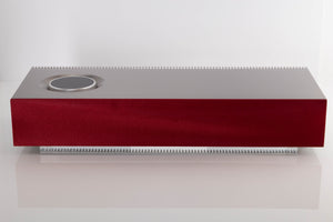 Front view of a used Naim MuSo GEN1 Wireless System with red grille