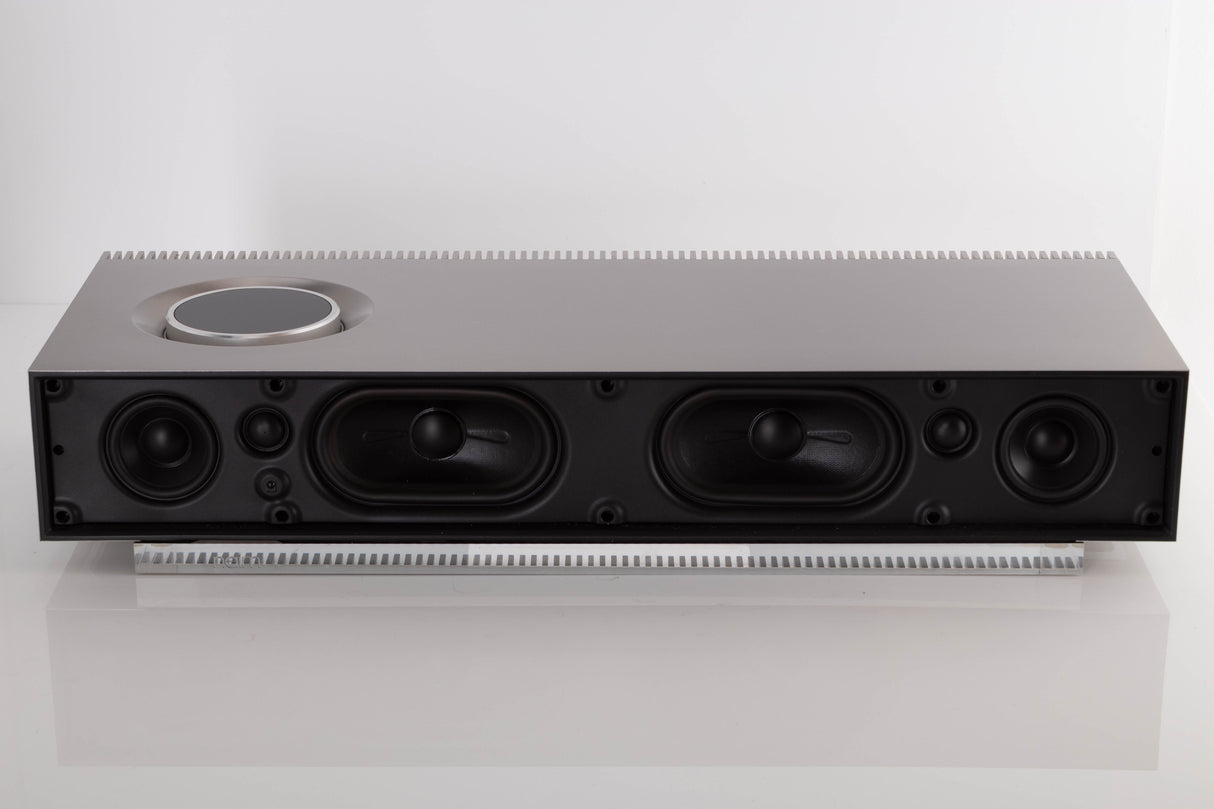Front view of a used Naim MuSo GEN1 Wireless System with grille removed