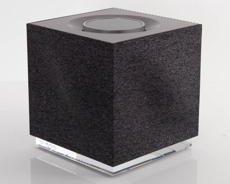 Front right corner of a used Naim Muso QB GEN2 Compact Wireless Speaker