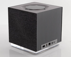 Rear right corner of a used Naim Muso QB GEN2 Compact Wireless Speaker