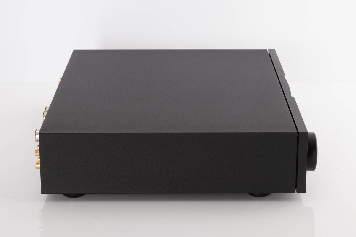 Left side view of a used Naim NAC N-272 Pre Amplifier in a Black finish