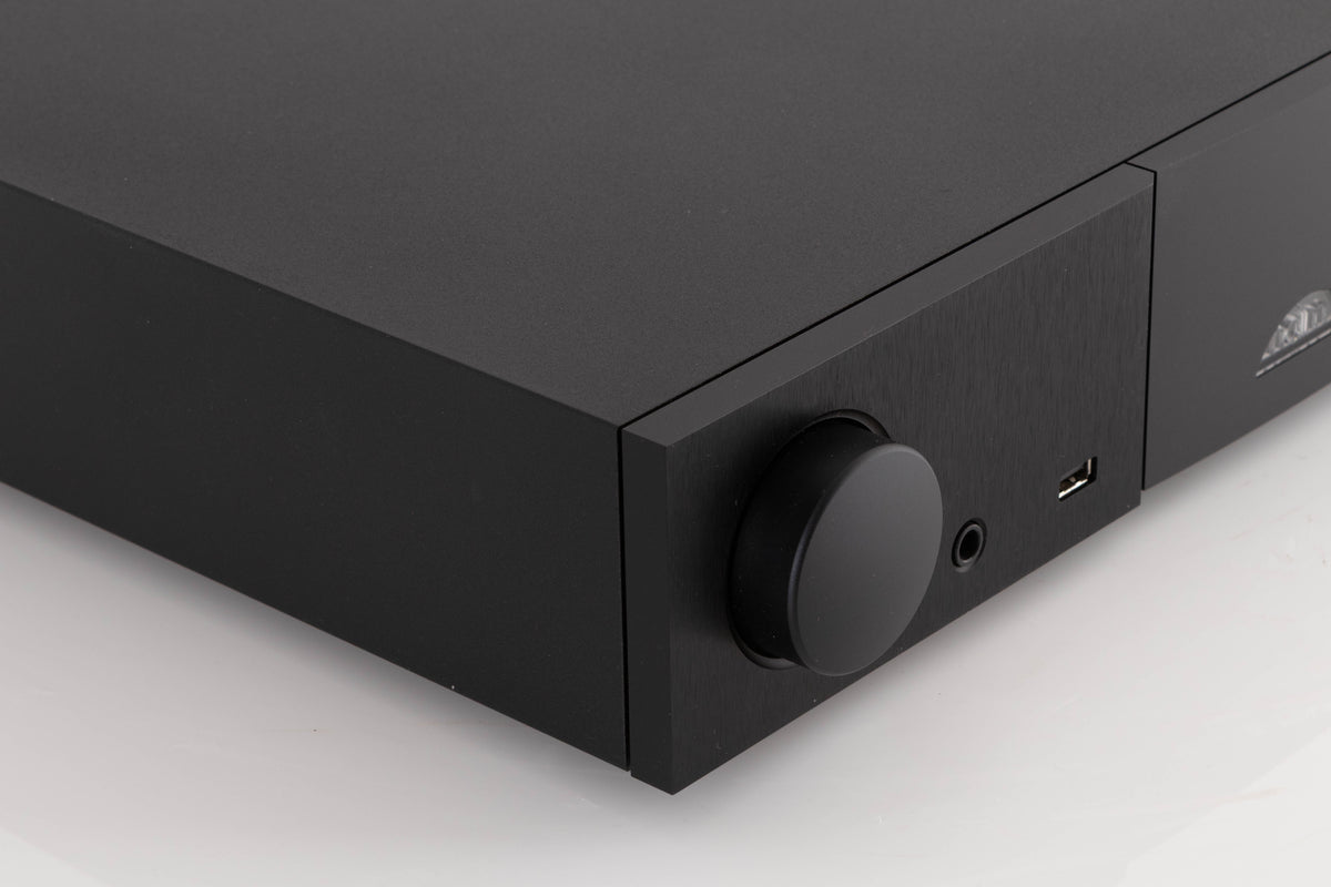 Front left corner view of a used Naim NAC N-272 Pre Amplifier