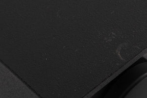 Close up of a used Naim NAC102 W/ NAPSC in a Black finish showing marks on top