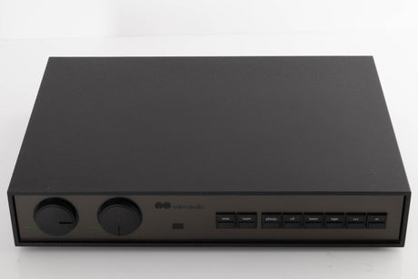 Top of a used Naim NAC102 W/ NAPSC in a Black finish