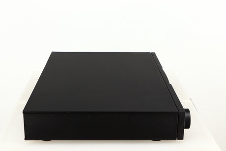Left side view of a used Naim NAC112 Pre Amplifier in a black finish