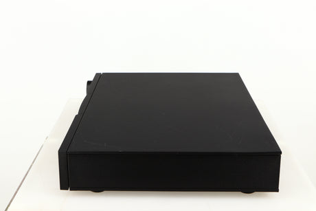 Right side view of a used Naim NAC112 Pre Amplifier in a black finish