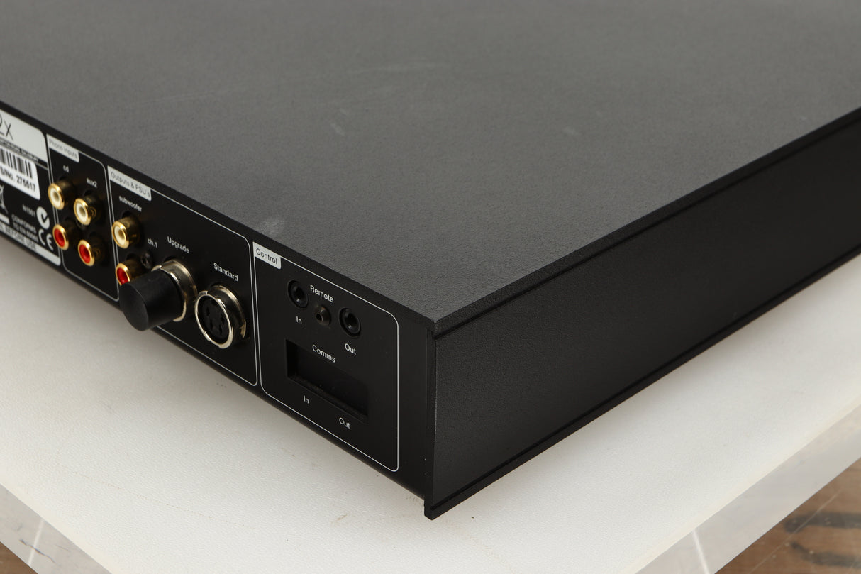 Rear right corner view of a used Naim NAC122X Pre Amplifier