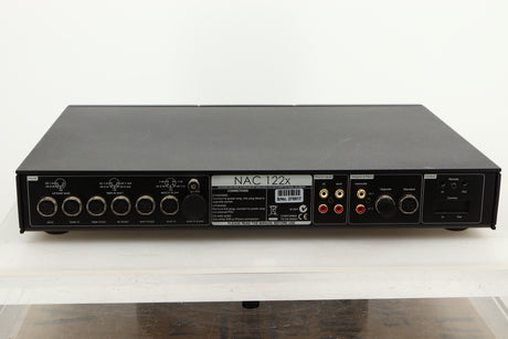 Rear view of a used Naim NAC122X Pre Amplifier