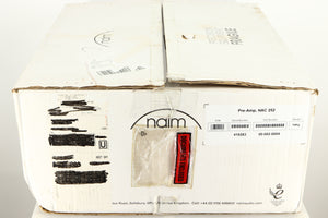 Box for a used Naim NAC252 Pre Amplifier in a black finish