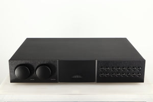 Front view of a used Naim NAC252 Pre Amplifier in a black finish