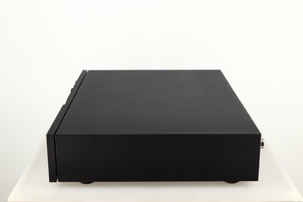 Right side view of a used Naim NAC252 Pre Amplifier in a black finish