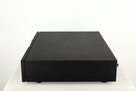 Right side view of a used Naim NAC252 Pre Amplifier in a black finish